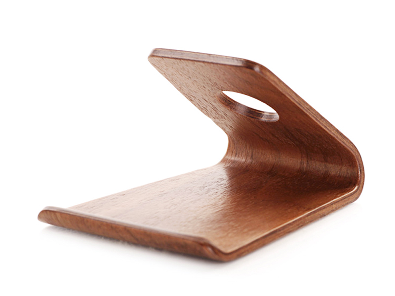 LIGHTWEIGHT SLIM WOODEN MOBILE PHONE STAND