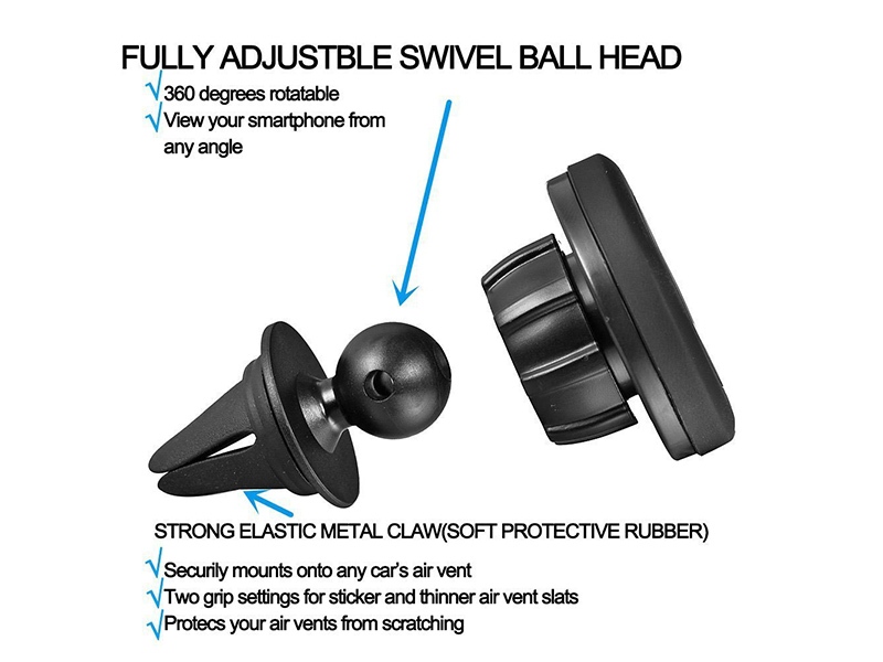 360 DEGREE MAGNETIC AIR VENT MOUNT