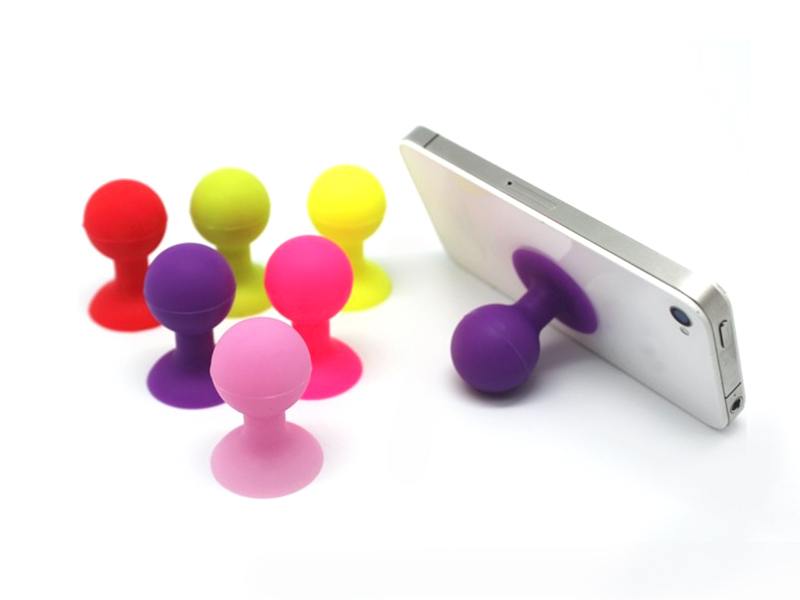 SILICONE BALL CELL PHONE STAND