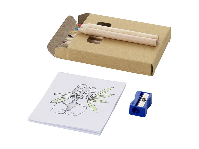 8 PIECE COLOURING SET