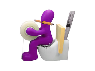 'The Butt' Office Supply Station Desk Accessory Holder