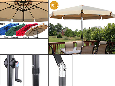 Aluminum Outdoor Patio Umbrella
