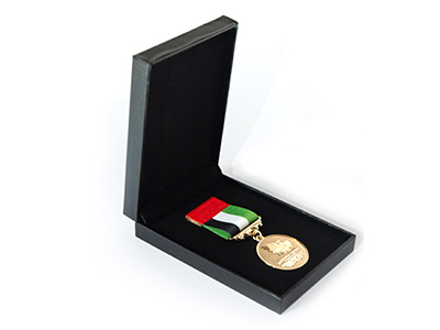 Medal with leather box