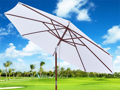 Wooden Waterproof Umbrella Wood Pole