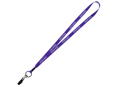 Metal Bulldog Clip Lanyard 