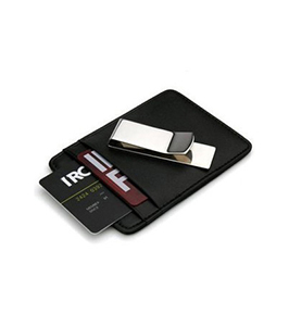 Money Clip with Business Card Holder