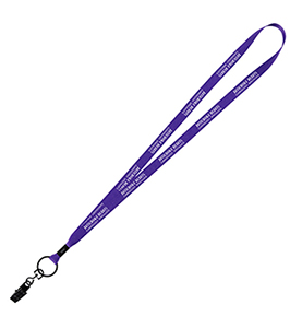Metal Bulldog Clip Lanyard 
