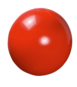 SOLID COLOR SHINY BEACH BALL 50CM