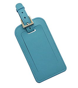 MICROFIBER LEATHER LUGGAGE TAG