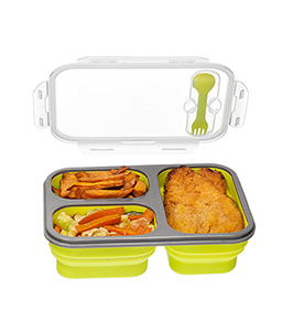 SILICONE COLLAPSIBLE LUNCH BOX