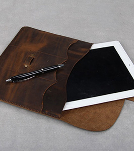 LEATHER IPAD  COVER