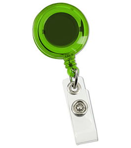 ALLIGATOR CLIP RETRACTABLE BADGE HOLDER