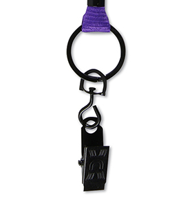 Metal Bulldog Clip Lanyard 