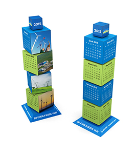 Revolving Cube Tower