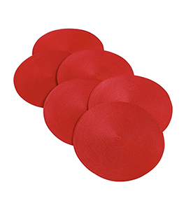 ROUND WOVEN OUTDOOR PLACEMAT