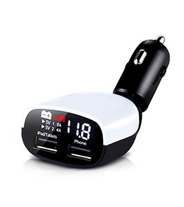 LED DISPLAY SMART CAR CHARGER