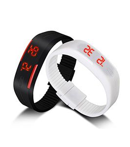 LED PEDOMETER BRACELET
