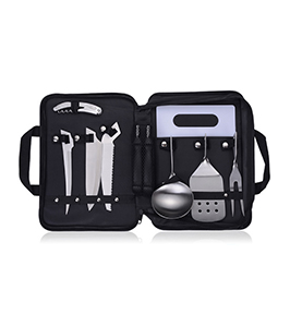 9PCS OUTDOOR BARBECUE TOOLKIT
