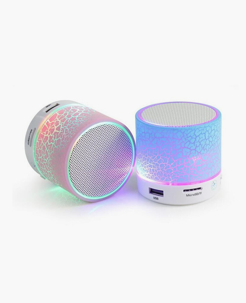 PORTABLE BLUETOOTH SPEAKER WITH LED LIGHT
