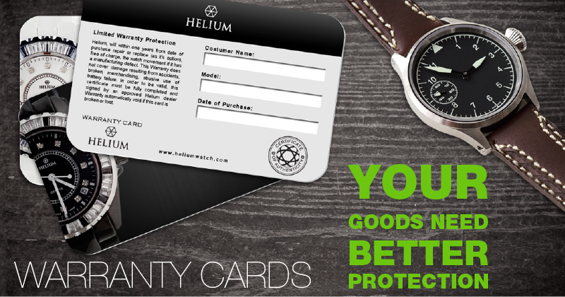 warranty card